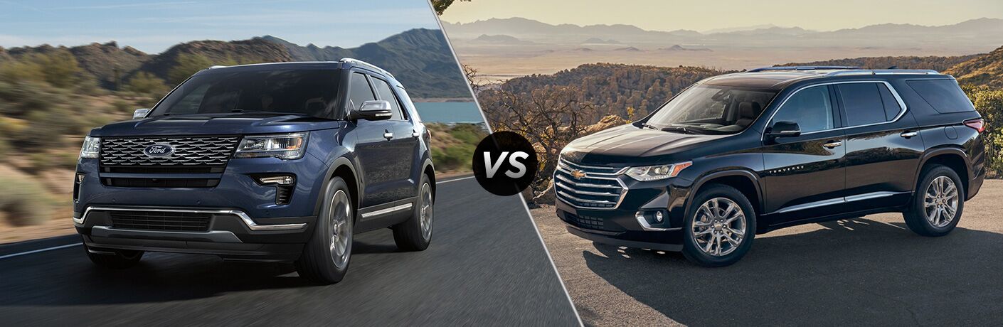 2018 Ford Explorer Vs 2018 Chevy Traverse