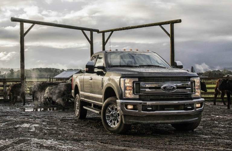 2018 Ford F-250 Super Duty parked on the farm