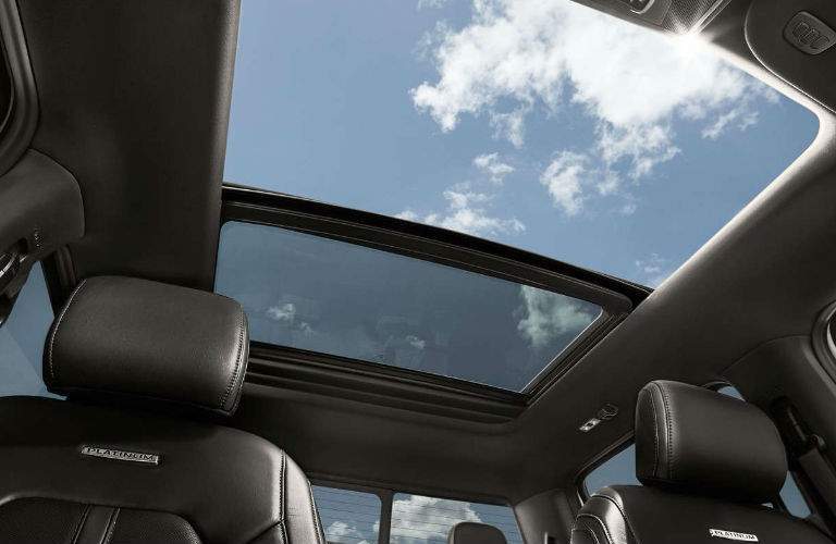 view of the available sunroof of the 2018 Ford F-150