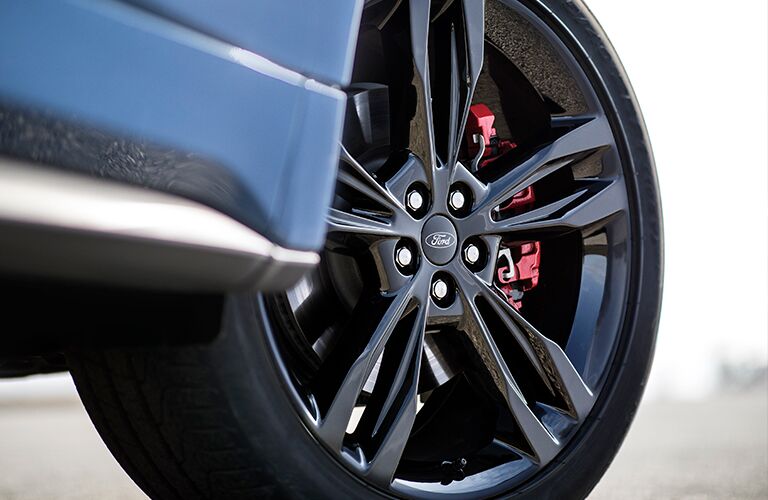 close up of wheel on 2019 edge