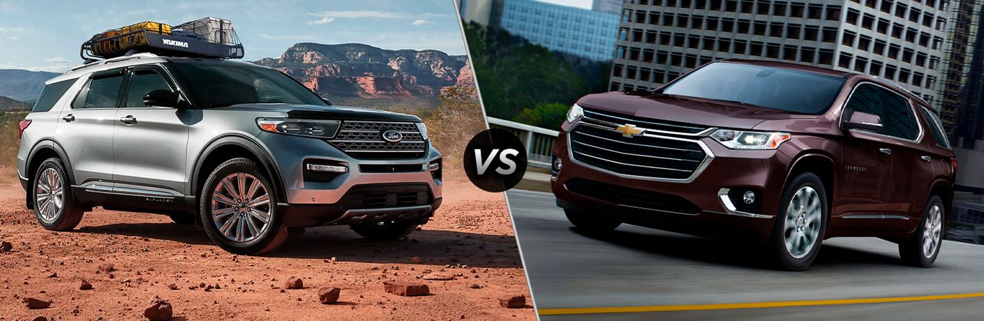 2021 Ford Explorer vs 2021 Chevy Traverse