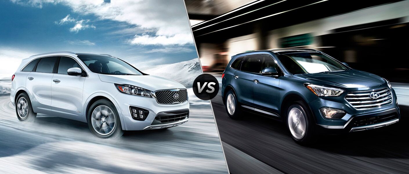 2016 Kia Sorento vs 2016 Hyundai Santa Fe