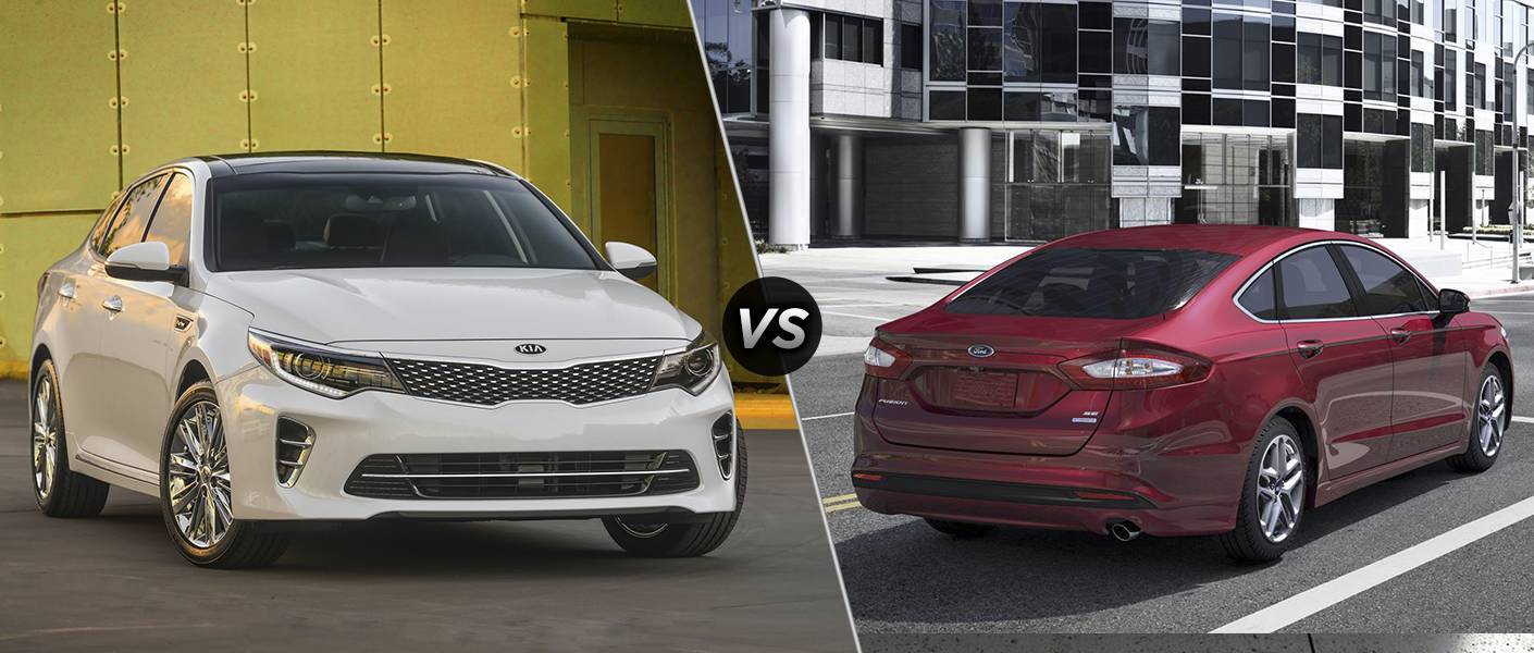 2016 Kia Optima Vs Ford Fusion 2016 Kia Optima Vs Ford Fusion