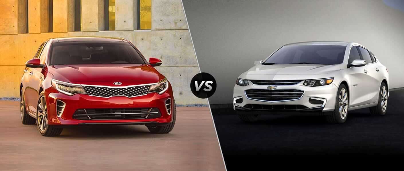 2016 Kia Optima Vs Chevrolet Malibu 2016 Kia Optima Vs Chevrolet Malibu