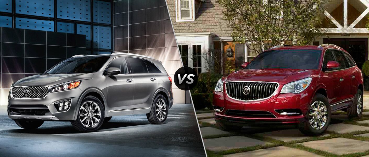2017 Kia Sorento vs 2016 Buick Enclave