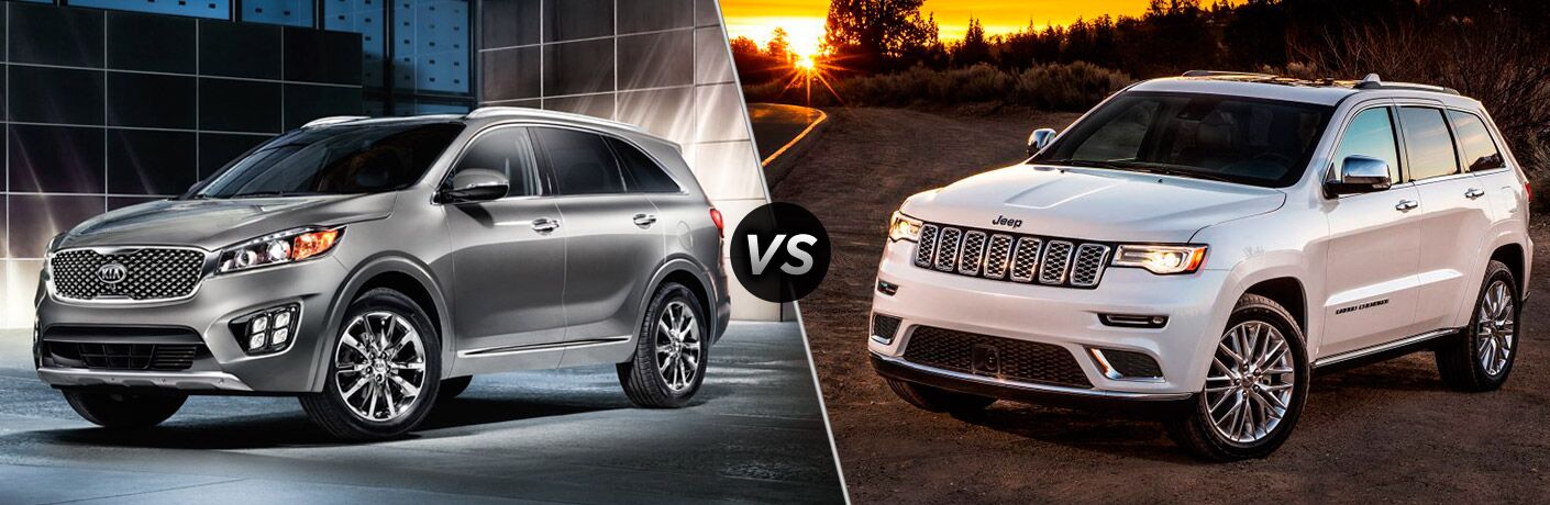 2017 Kia Sorento Vs 2017 Jeep Grand Cherokee