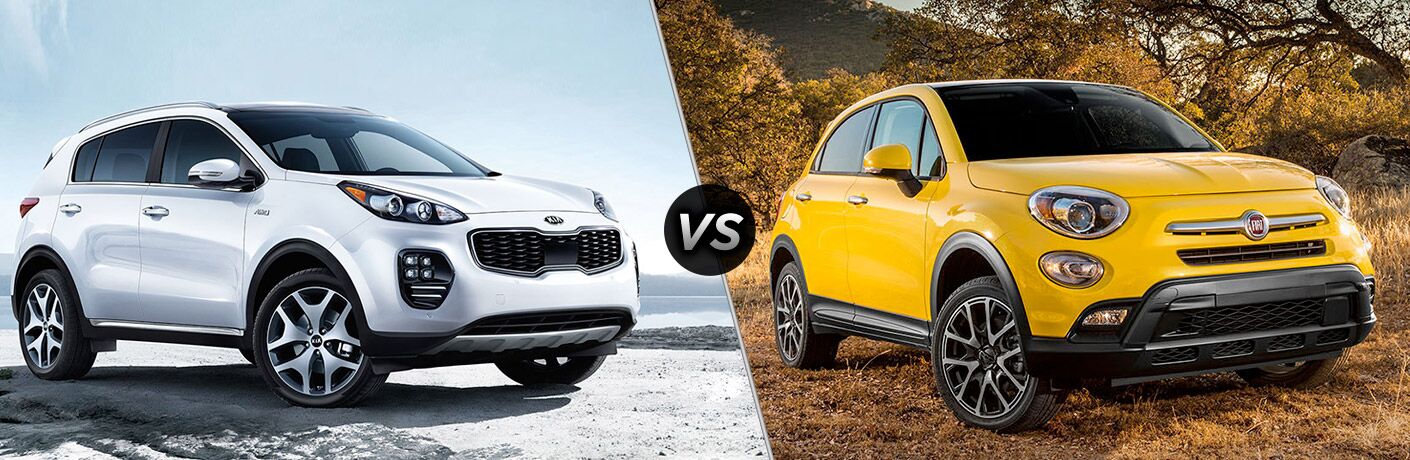 2017 Kia Sportage vs 2017 Fiat 500X 2017 Kia Sportage vs 2017 Fiat 500X