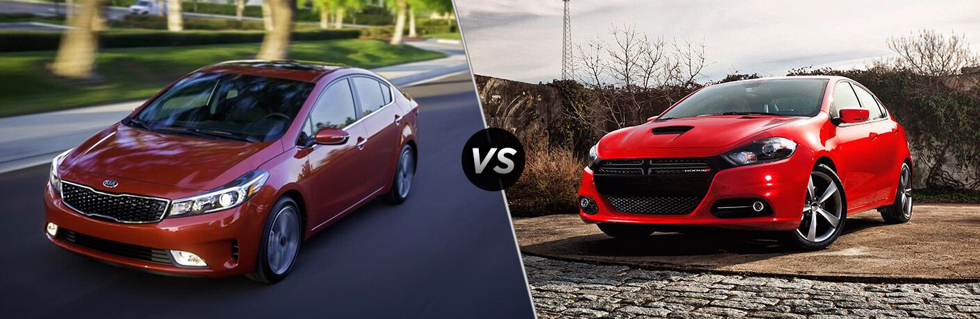 2017 Kia Forte Vs 2016 Dodge Dart 2017 Kia Forte Vs 2016 Dodge Dart Compact Cars Clearwater St Petersburg Fl