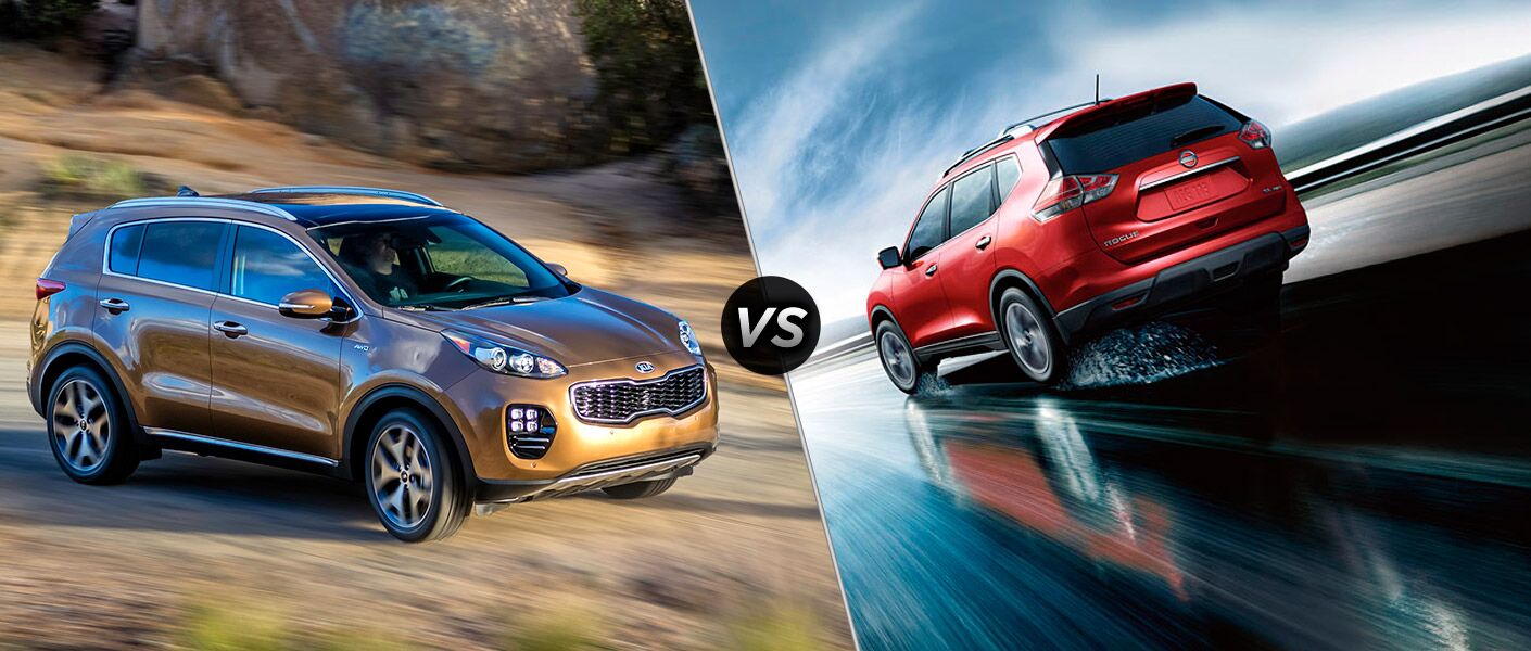 2017 Kia Sportage Vs 2016 Nissan Rogue