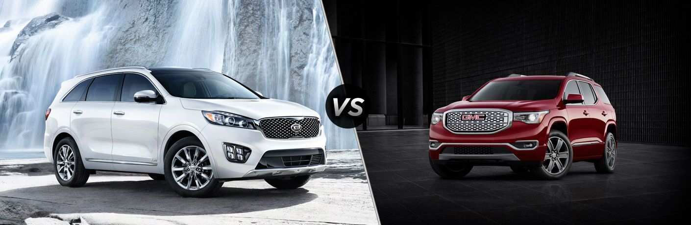 2017 Kia Sorento vs 2017 GMC Acadia Tampa FL 2017 Kia Sorento vs 2017 GMC Acadia Tampa FL