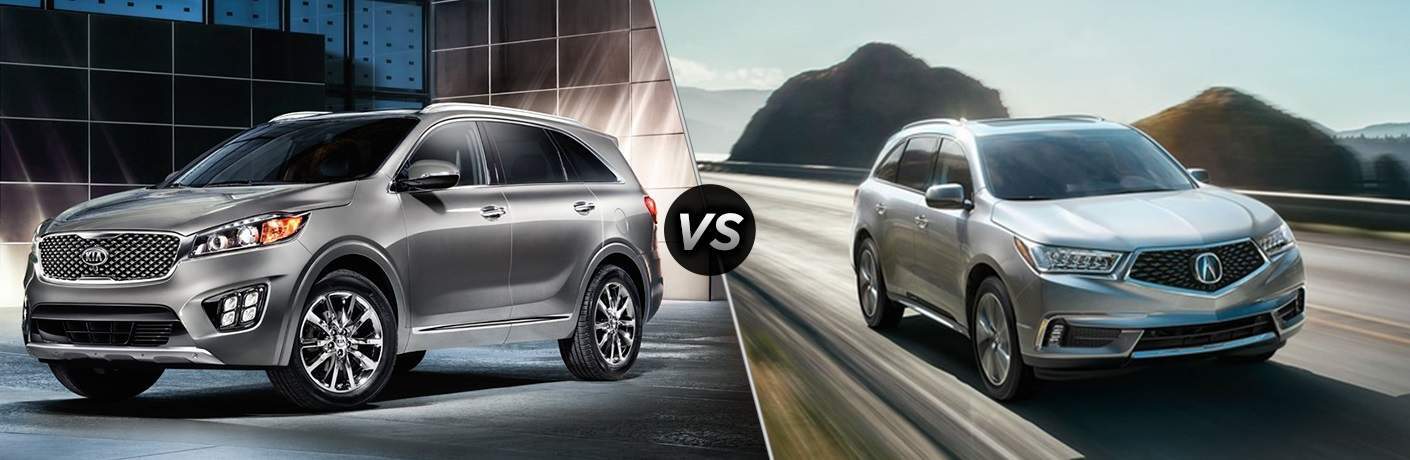 2018 Kia Sorento Vs 2017 Acura Mdx