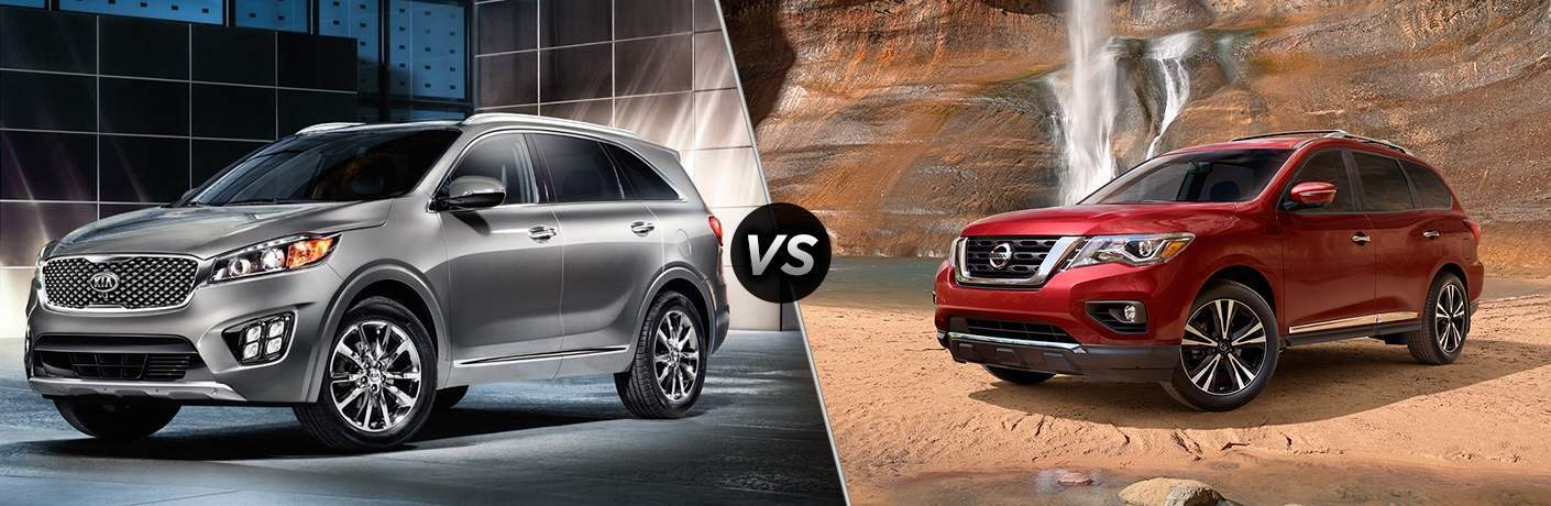 2018 Kia Sorento vs. 2017 Nissan Pathfinder 2018 Kia Sorento vs. 2017 Nissan Pathfinder