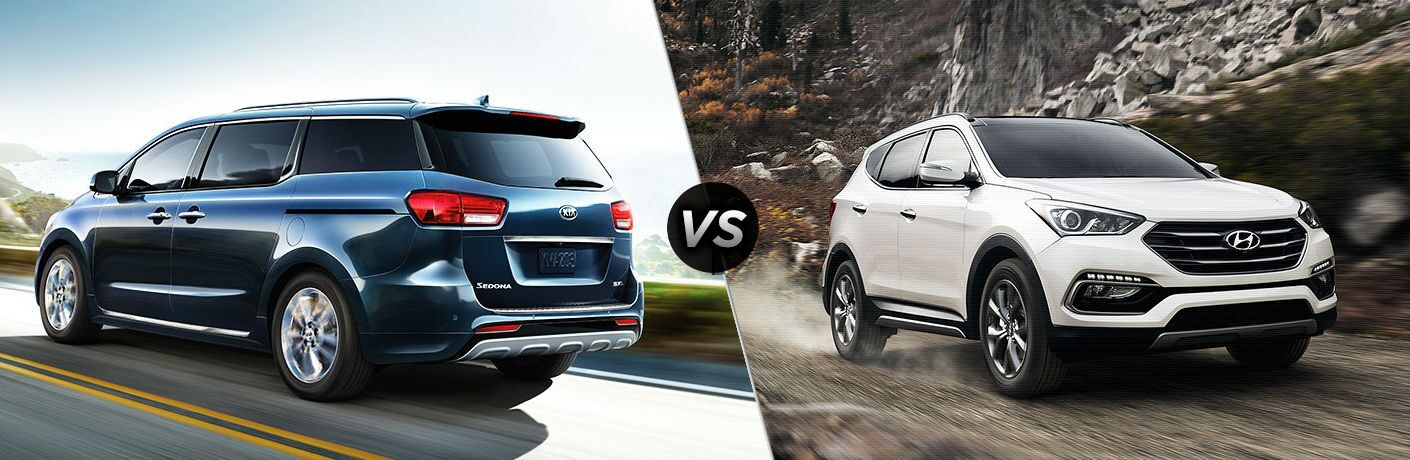 2018 Kia Sedona Vs 2018 Hyundai Santa Fe Friendly Kia