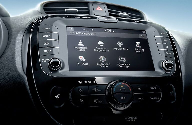 infotainment system in 2019 kia soul