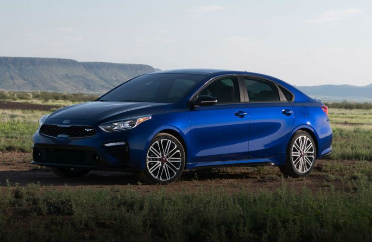 blue 2020 kia forte gt