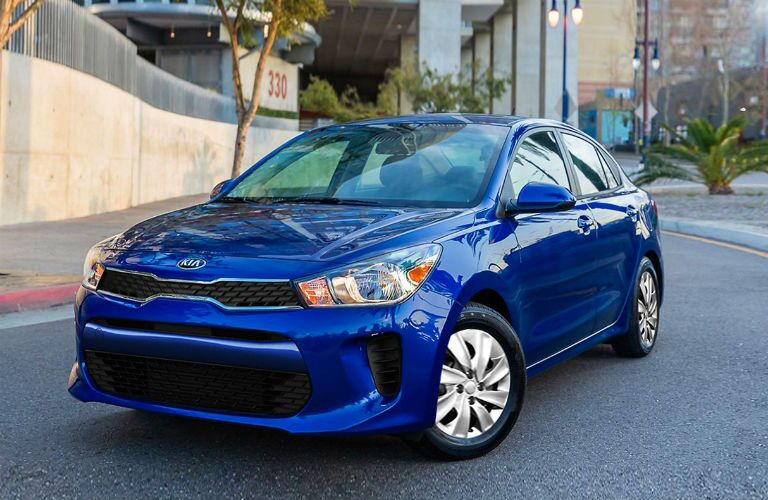 Blue 2020 Kia Rio
