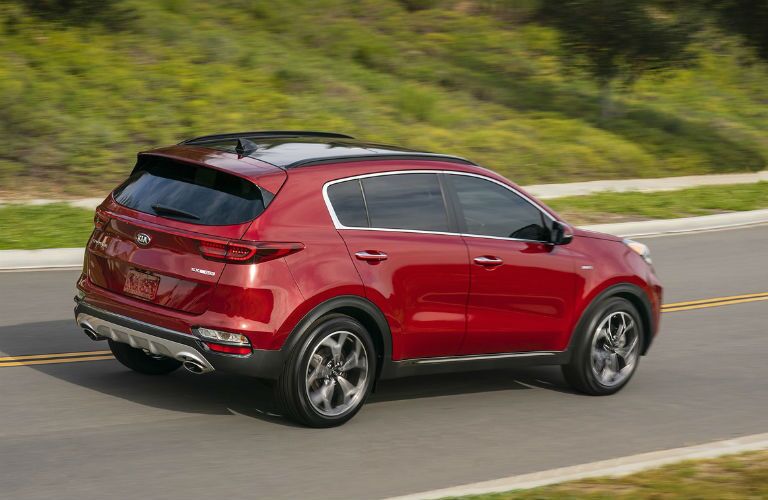 Red 2021 Kia Sportage