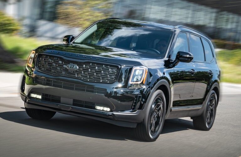Black 2021 Kia Telluride Nightfall Edition