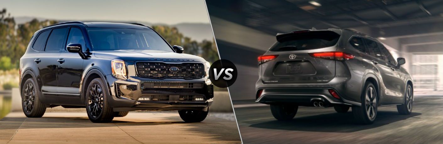 2021 Kia Telluride Vs 2021 Toyota Highlander