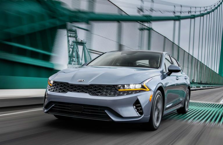 Grey 2021 Kia K5