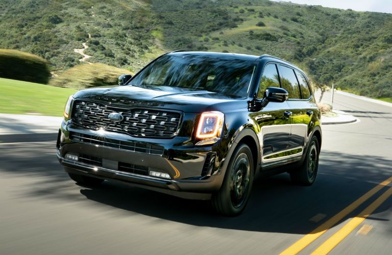 Black 2021 Kia Telluride Nightfall Edition