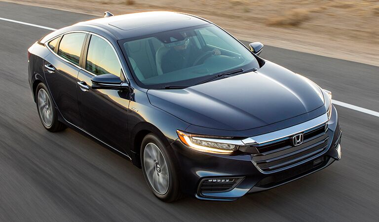 2019 Honda Insight driving on a rural road