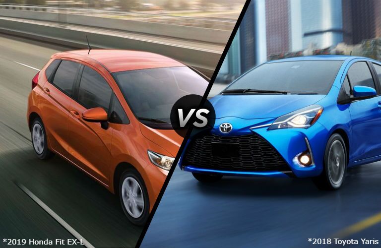 2019 Honda Fit EX-L vs 2018 Toyota Yaris