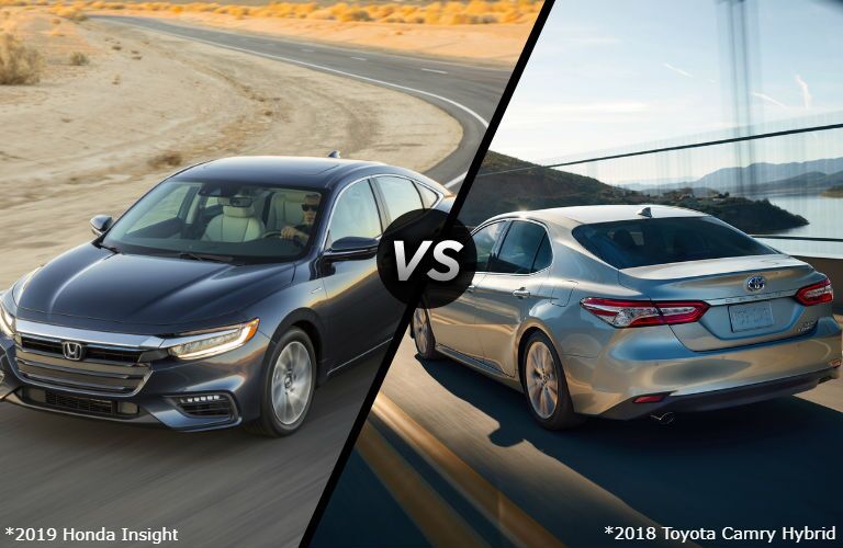 2019 Honda Insight vs 2018 Toyota Camry Hybrid