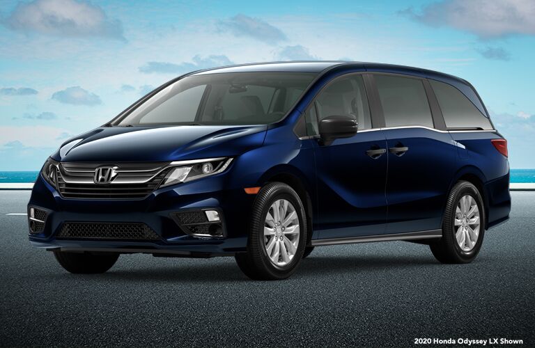 Blue 2020 Honda Odyssey