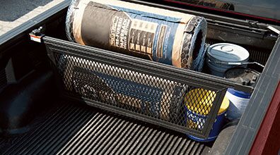 Cargo divider in a Toyota Tundra