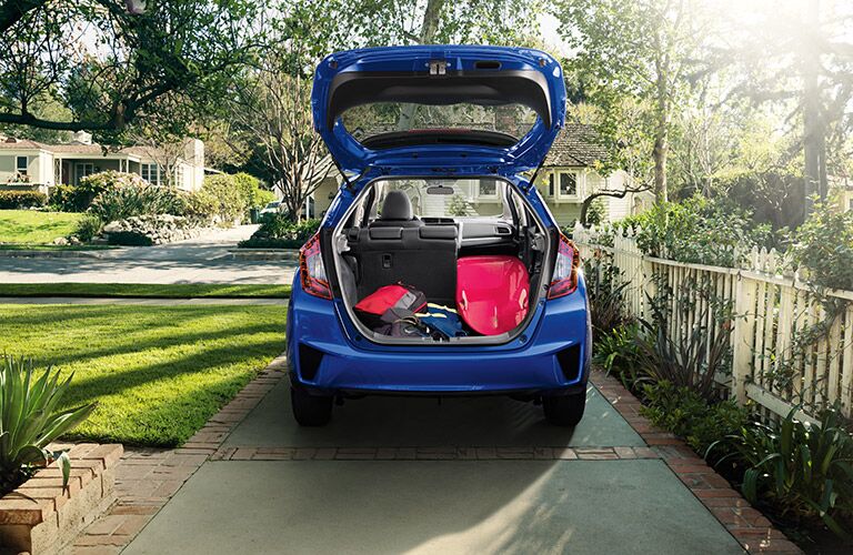 2016 Honda Fit fold down rear seat