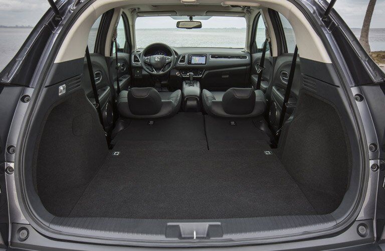 2017 Honda HR-V with all seats folded down
