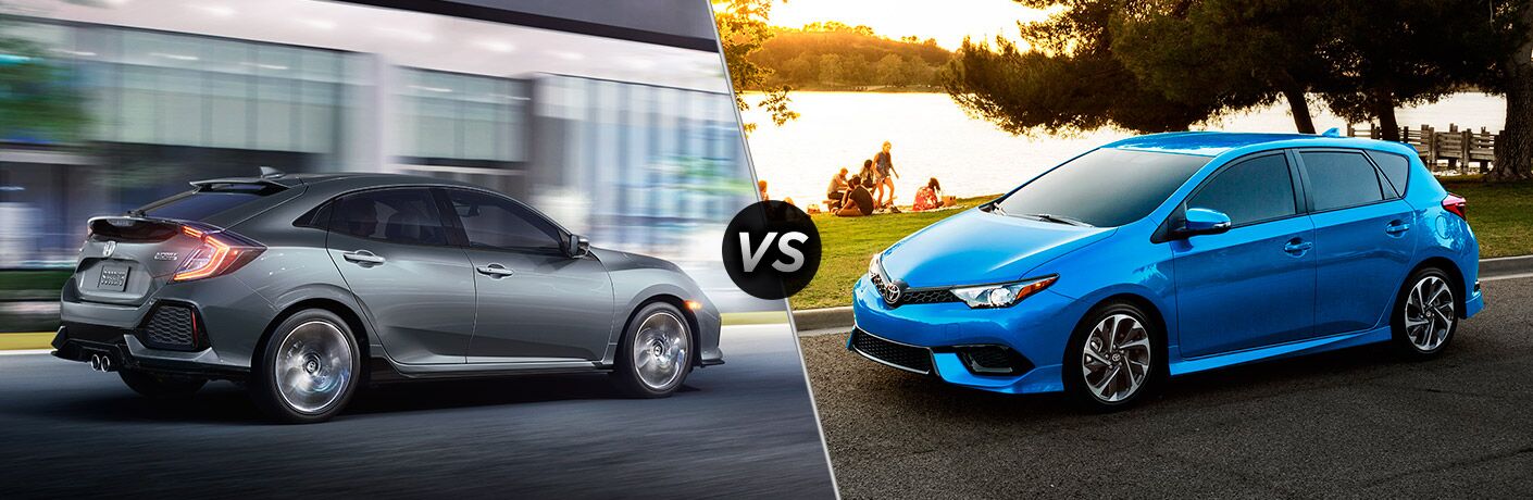 2017 Honda Civic Hatchback vs 2017 Toyota Corolla iM
