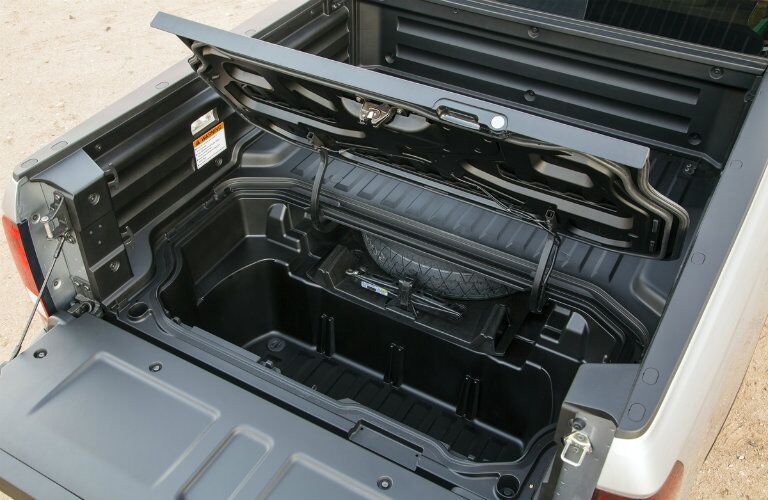 2017 Honda Ridgeline in bed trunk