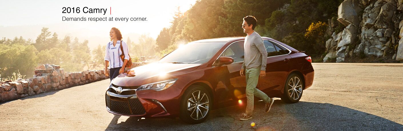 2016 Toyota Camry in Chicagoland, IL exterior front red