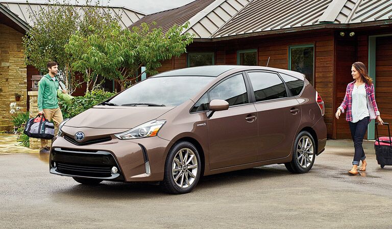 2017 Toyota Prius v exterior front side view
