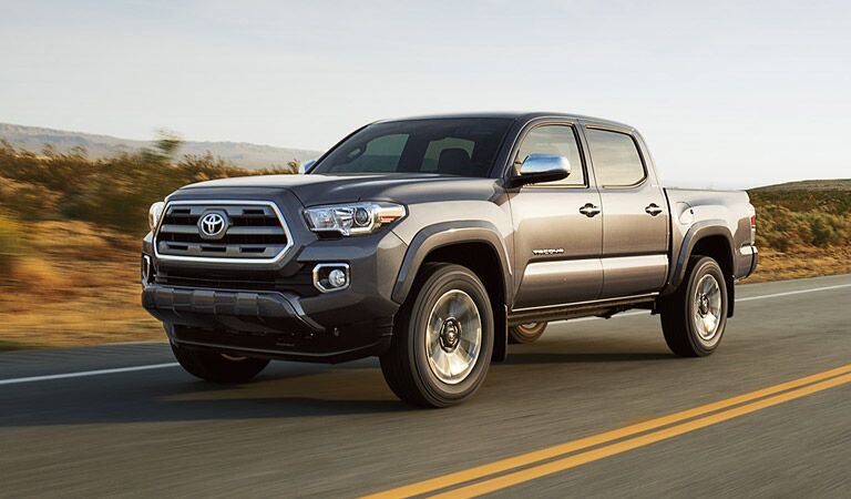 2017 Toyota Tacoma driving down highway