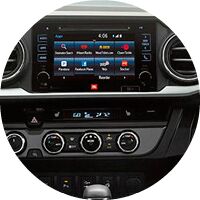 2017 Toyota Tacoma interior touch screen closeup