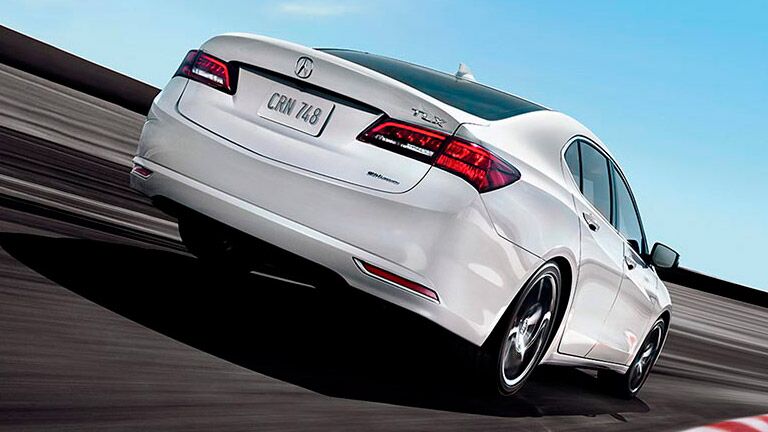 Rear of the 2015 Acura TLX