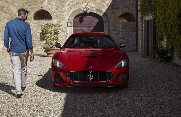 Wonderful Maserati Red 2018 Maserati GranTurismo Front Grille In Cobblestone Courtyard Throughout Maserati Coupe maserati coupe 2018. Wonderful Maserati Red 2018 Maserati GranTurismo Front Grille In Cobblestone Courtyard Throughout Maserati Coupe