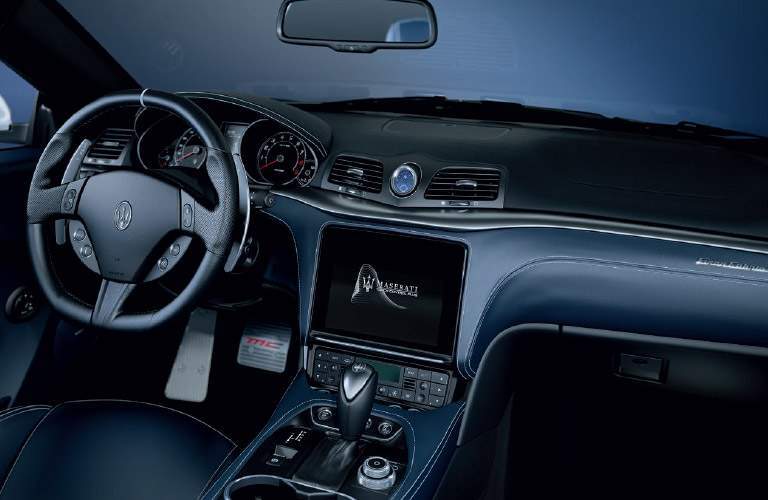 2018 maserati quattroporte interior. beautiful interior black 2018 maserati granturismo convertible front dashboard and uconnect touchscreen for maserati quattroporte interior o