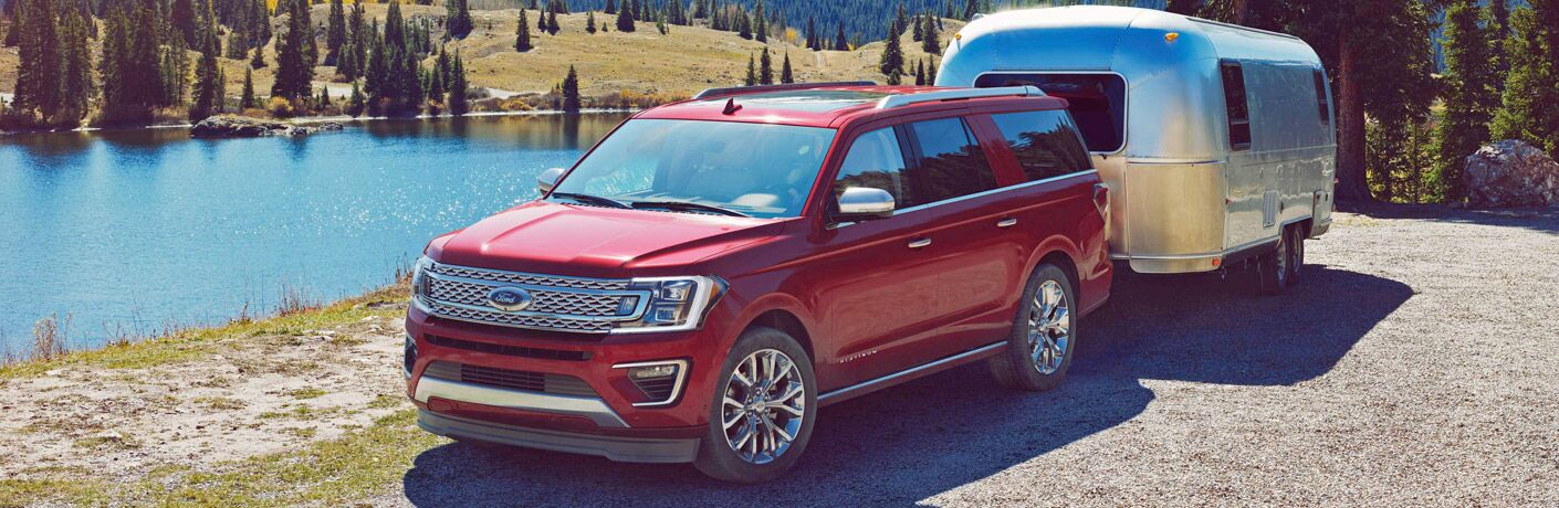 2019 Ford Expedition in front of a lake