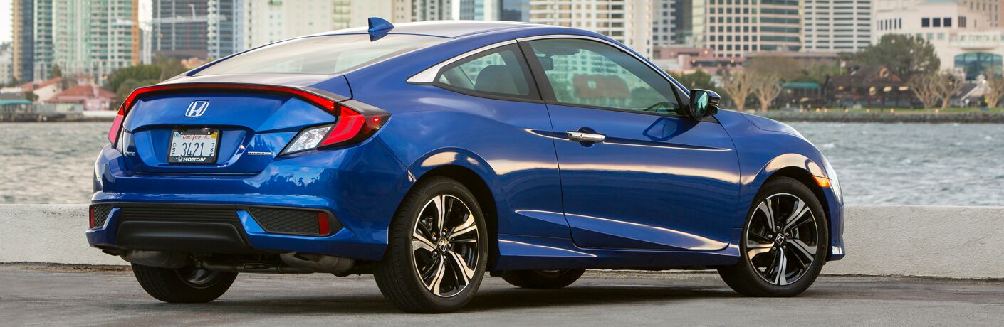2018 Honda Civic Coupe from exterior passenger rear