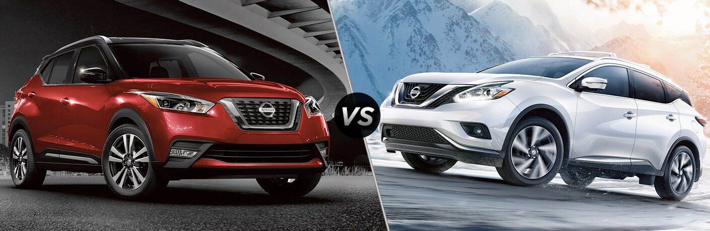 2018 Nissan Kicks vs 2018 Nissan Murano