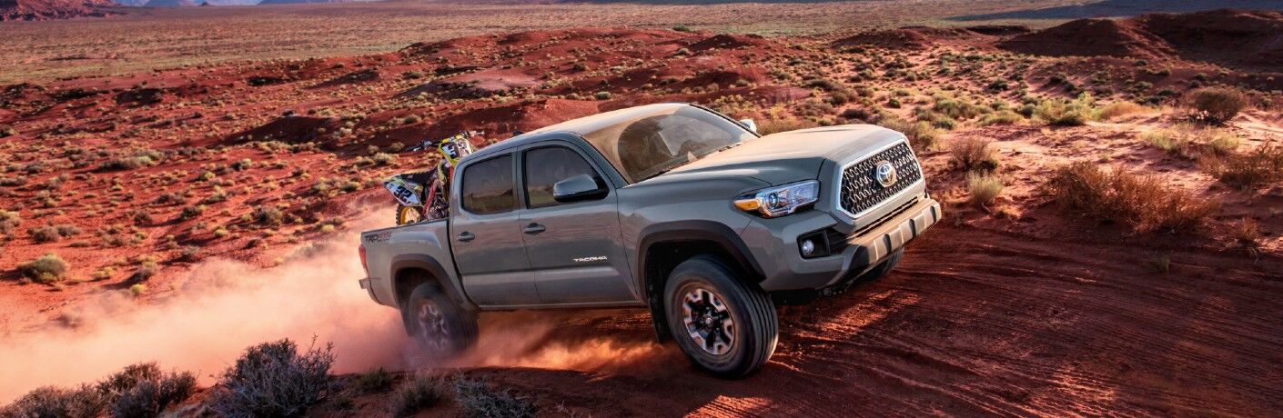 2018 Toyota Tacoma on trail