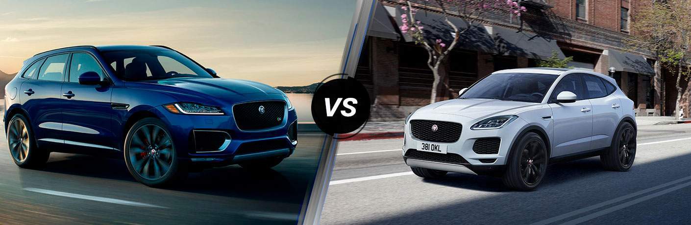 2018 jaguar f pace vs 2018 jaguar e pace