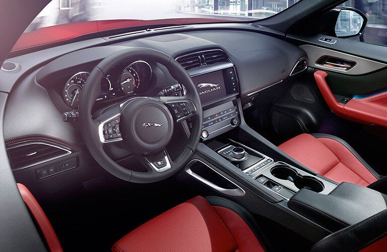 2018 Jaguar F-PACE Front Seats and Dashboard