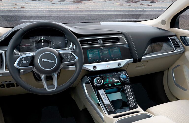2019 Jaguar I-PACE Steering Wheel, Dashboard and Touch Pro Duo Touchscreen Display