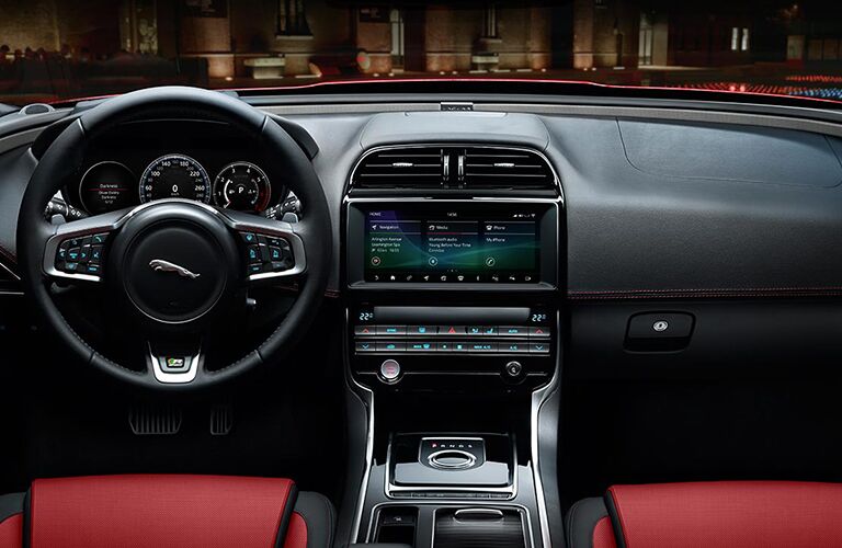 2019 Jaguar XE Steering Wheel, Dashboard and Touchscreen Display
