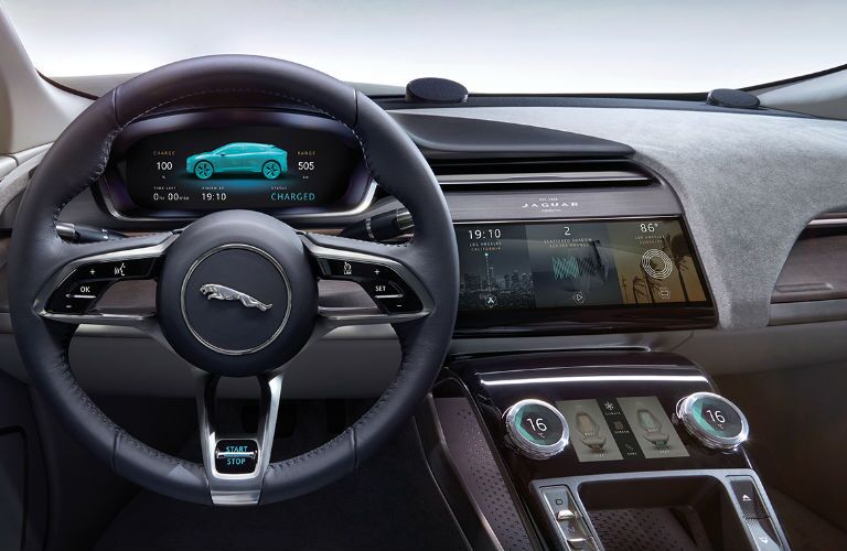Jaguar I-PACE Steering Wheel and Dashboard